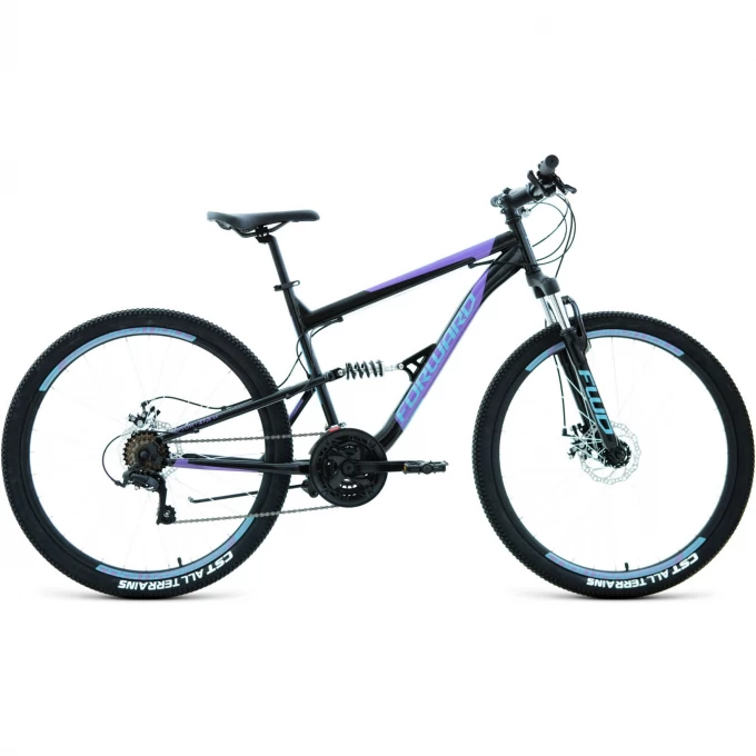 Велосипед FORWARD RAPTOR 27,5 2.0 disc (2021) черный/фиолетовый с рамой 16" 74777 CHERNYII/FIOLETOVYII 16 Велосипед FORWARD RAPTOR 27,5 2.0 disc (2021) черный/фиолетовый с рамой 16" 74777 CHERNYII/FIOLETOVYII 16