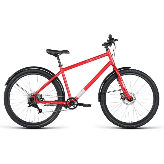 Велосипед FORWARD SPIKE 29 D 29", рама 18", красный/белый, 2023 IB3F98135XRDXWH Велосипед FORWARD SPIKE 29 D 29", рама 18", красный/белый, 2023 IB3F98135XRDXWH