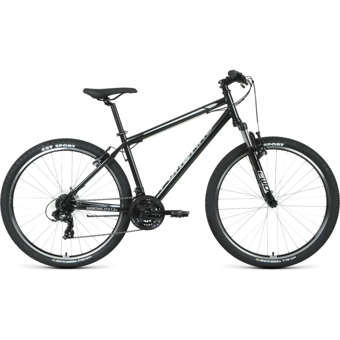 Велосипед FORWARD SPORTING 27,5 1.2 S (2021) черный/серебристый с рамой 19" 79408 CHERNYII/SEREBRISTYII 19 Велосипед FORWARD SPORTING 27,5 1.2 S (2021) черный/серебристый с рамой 19" 79408 CHERNYII/SEREBRISTYII 19