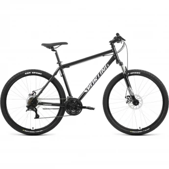 Велосипед FORWARD SPORTING 27,5 2.2 D (2022) черный/белый с рамой 17"