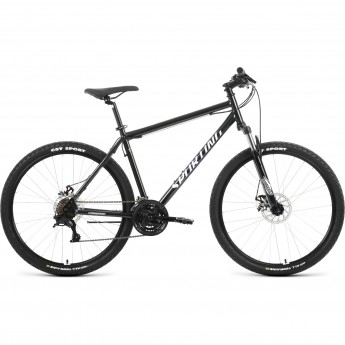 Велосипед FORWARD SPORTING 27,5 2.2 D (2022) черный/белый с рамой 19"