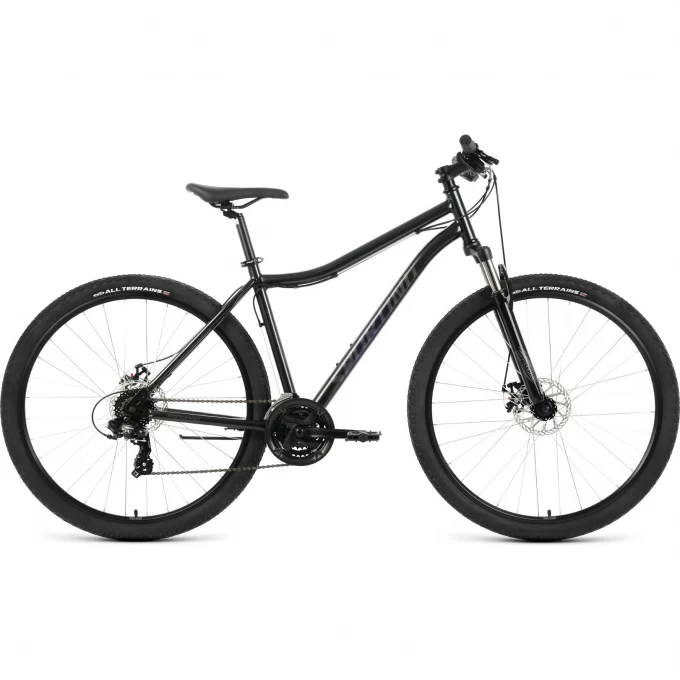 Велосипед FORWARD SPORTING 29 2.0 D (2022) черный/темно-серый с рамой 21" 94946 CHERNYII/TEMNO-SERYII 21