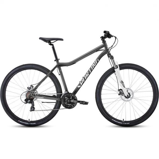 Велосипед FORWARD SPORTING 29 2.0 D, рама 19", 2022, черный/белый RBK22FW29922