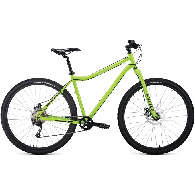 Велосипед FORWARD SPORTING 29 X disc (2020) ярко-зеленый/черный с рамой 21" 74400 ZELENYII/CHERNYII 21 Велосипед FORWARD SPORTING 29 X disc (2020) ярко-зеленый/черный с рамой 21" 74400 ZELENYII/CHERNYII 21