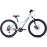 Велосипед FORWARD TWISTER 24 2.0 D FR, рама 12", 2023, белый/красный RB3F4716DXWHXRD-FR